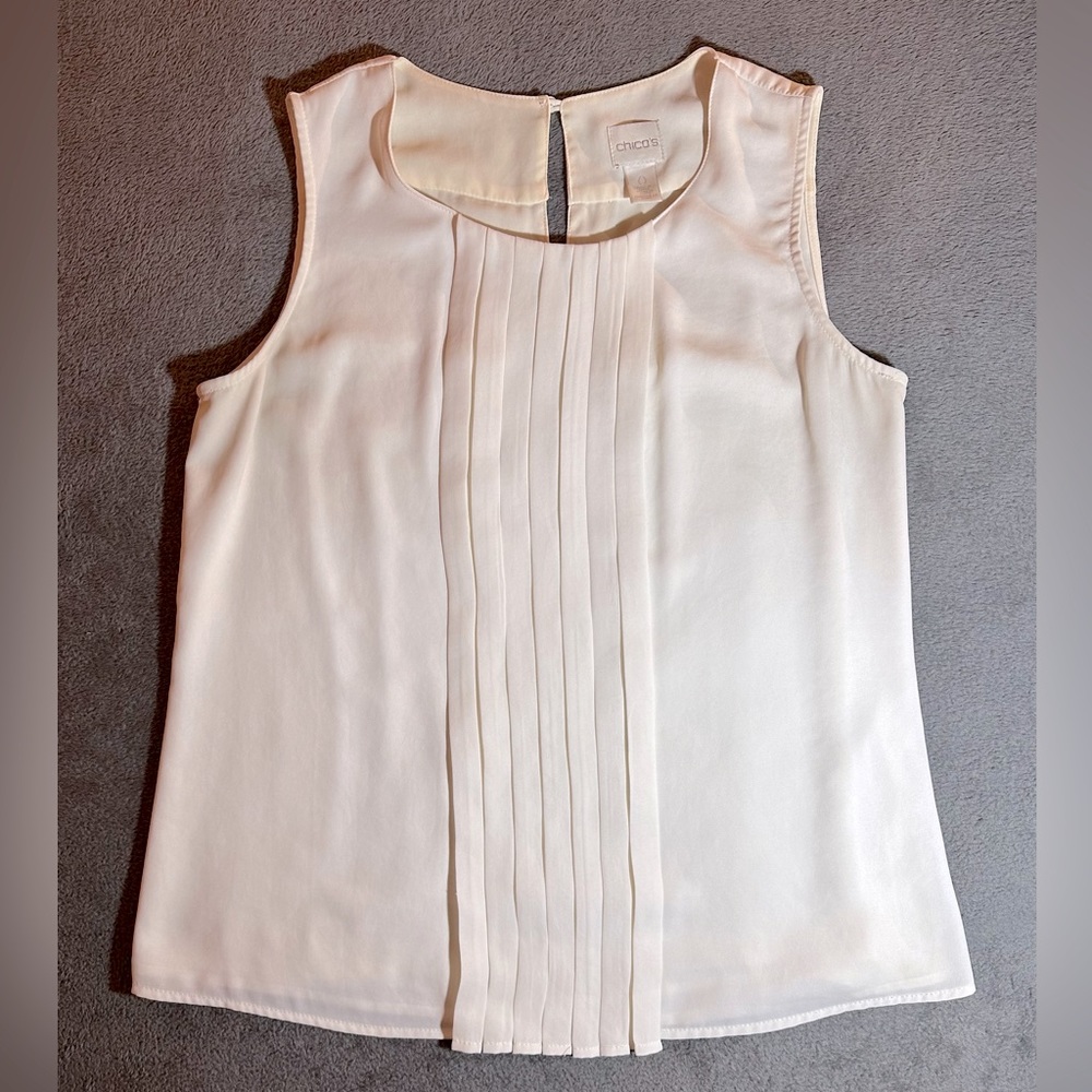EUC: CHICO’S Sleeveless Shell